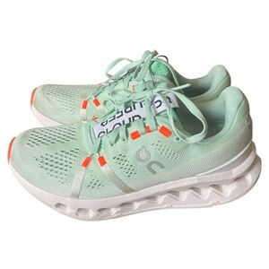 On Cloud Women's On Cloudsurfer Running Shoes Creek/White Size 7